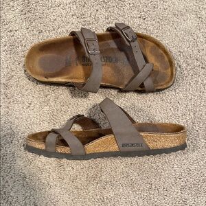 Birkenstock Tan Double-Strap Sandals